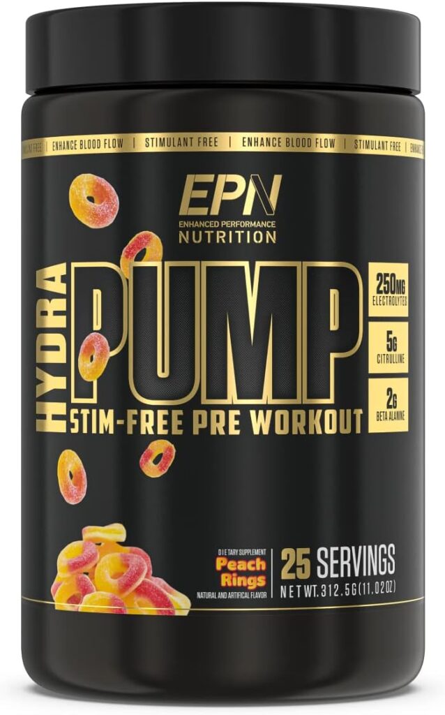 HydraPump | #1 New Stim Free Pre Workout Powder w/ Nitric Oxide Booster, Electrolytes  Nootropics | Pumps, Focus, Stamina, Muscle Growth, Hydration, Caffeine Free  Non Stimulant - Cherry Blast